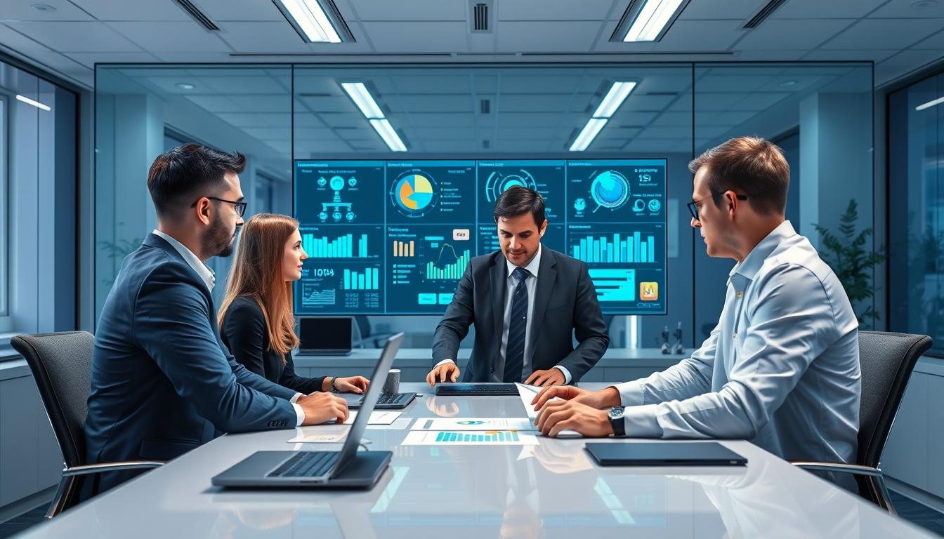 Enterprise software dashboards and business process automation